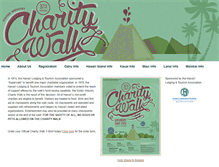 Tablet Screenshot of charitywalkhawaii.com