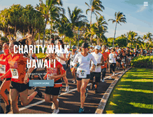 Tablet Screenshot of charitywalkhawaii.org